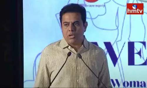 KTR Participating In We Hub 5th Anniversary Celebrations At Taj Krishna