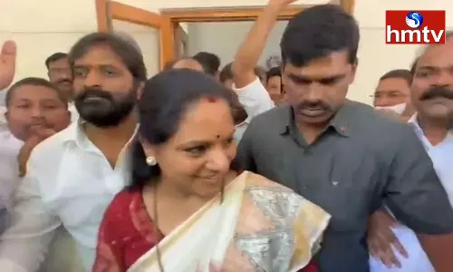 Kavitha ED Investigation Going On In Delhi