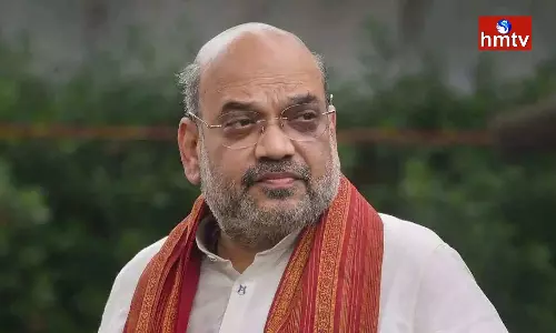 Home Minister Amit Shah At Hakimpet Airport