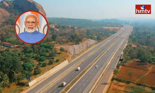 Narendra Modi Inaugurated The First Express HighWay In Karnataka