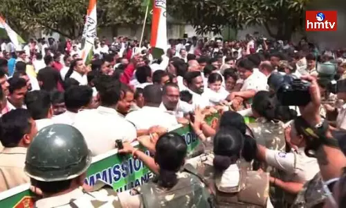 Congress Protest Against BJP Govt