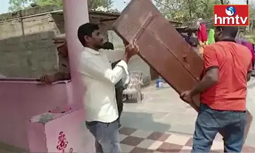 Bank Staff Takes House Doors as they Fail to pay Debt