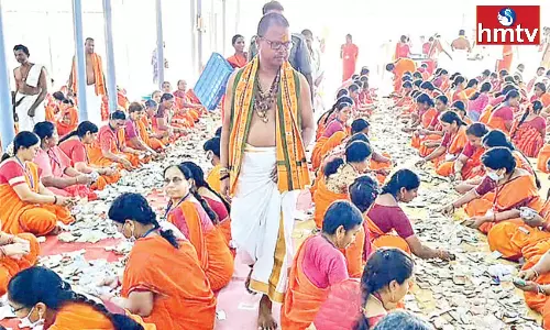 Hundi Counting At Srisailam Mallanna Temple