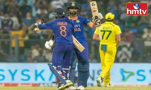 India vs Australia 1st ODI India beat Australia 5 Wickets