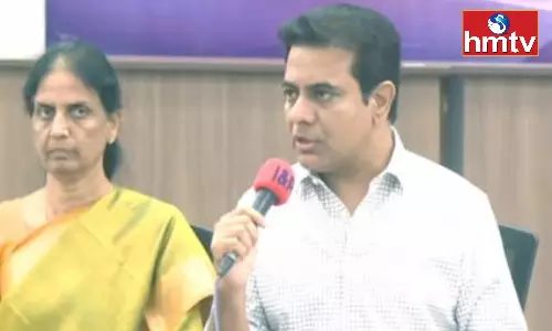 KTR Press Meet On TSPSC Paper Leak Issue KTR Press Meet On TSPSC Paper Leak Issue