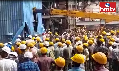 Lift Collapsed In Ibrahimpatnam Vijayawada