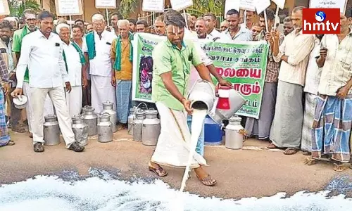 Milk Producers Protest Across Tamil Nadu