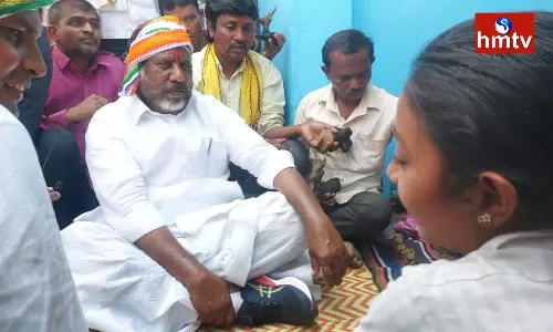 Bhatti Vikramarka Visited Handicrafts Centre Bhatti Vikramarka Visited Handicrafts Centre