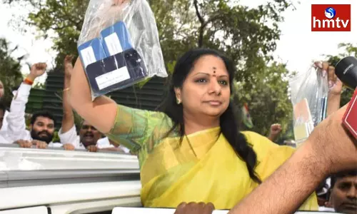 MLC Kavitha Attends ED Enquiry On Delhi Liquor Scam Case MLC Kavitha Attends ED Enquiry On Delhi Liquor Scam Case