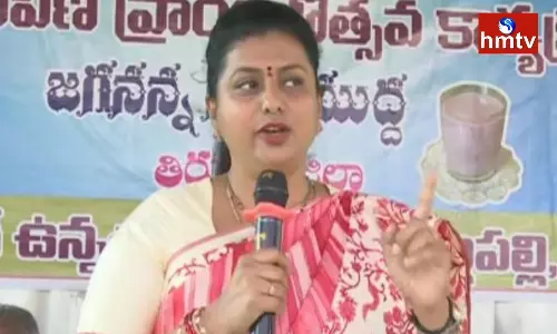 Minister RK Roja Slams TDP Leaders