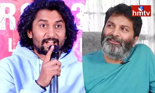 Trivikram Srinivas And Nani Combination Movie Stuck Trivikram Srinivas And Nani Combination Movie Stuck