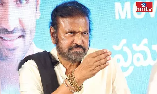 Manchu Mohan Babu Serious on His Sons Clash Manchu Mohan Babu Serious on His Sons Clash