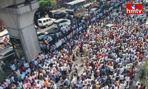 Employees Protest In Khairatabad