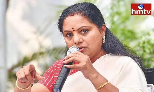 MLC Kavitha Slams BJP After Bilkis Bano Rape Case Convict Shares Stage MLC Kavitha Slams BJP After Bilkis Bano Rape Case Convict Shares Stage