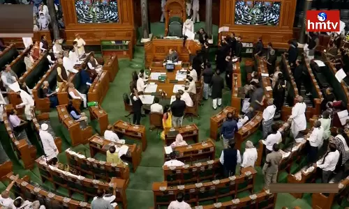 Loksabha Adjourned For Afternoon 2O Clock