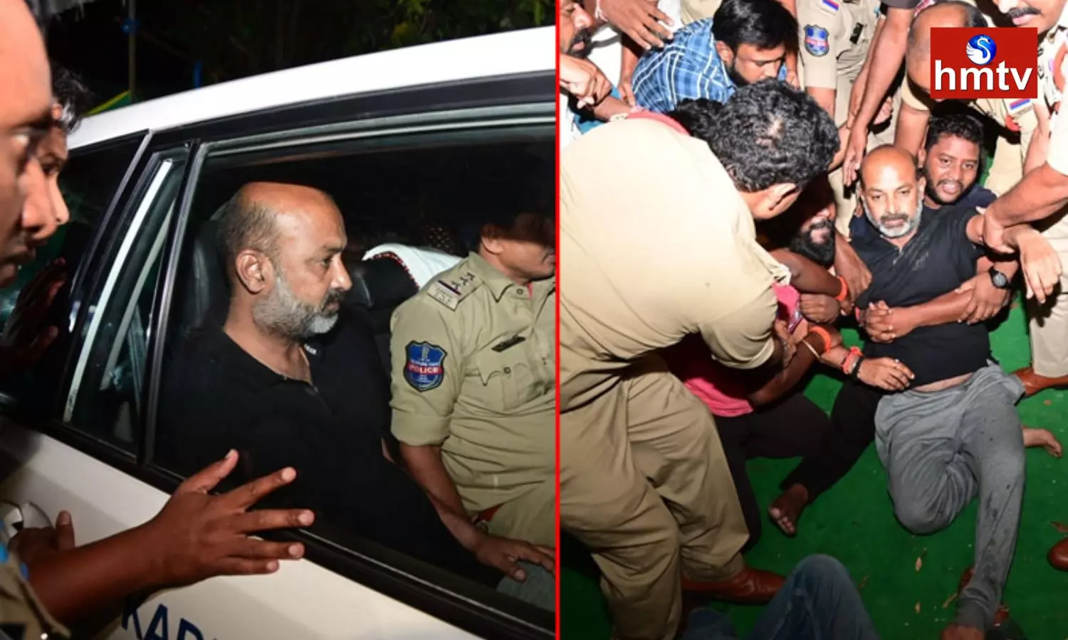 Bandi Sanjay Was Arrested By Police In Karimnagar House