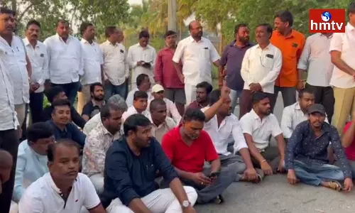 BJP Protests Against Arrest Of Bandi Sanjay