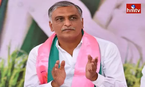 Minister Harish Rao Congratulated 108 Staff Members