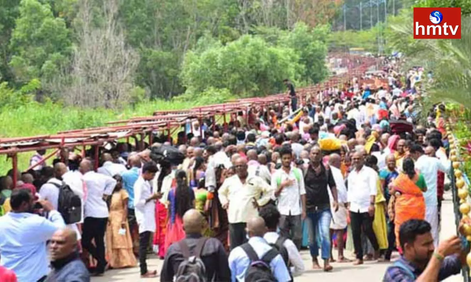 Huge Devotees Rush at Tirumala Tirupati Temple