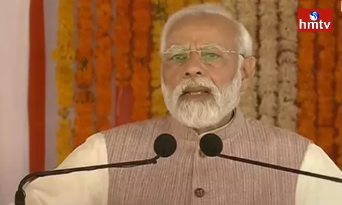 PM Modi Speech At Parade Grounds Public Meeting