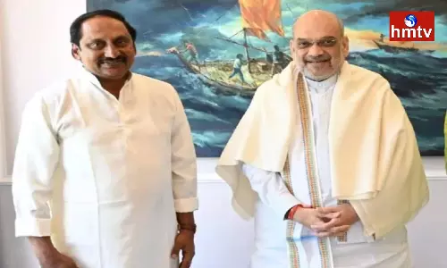 Kiran Kumar Reddy Meet Amit Shah
