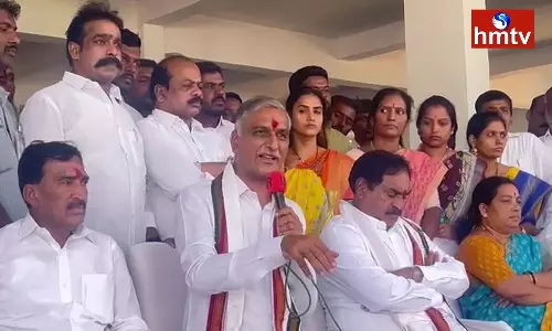 Harish Rao Hot Comments on Governor