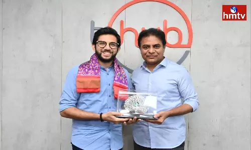 Aaditya Thackeray Met Minister KTR