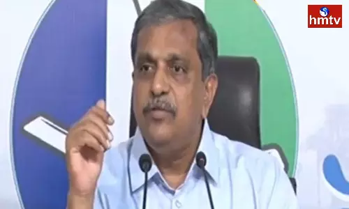 Sajjala Ramakrishna Reddy Press Meet over Visakha Steel Plant