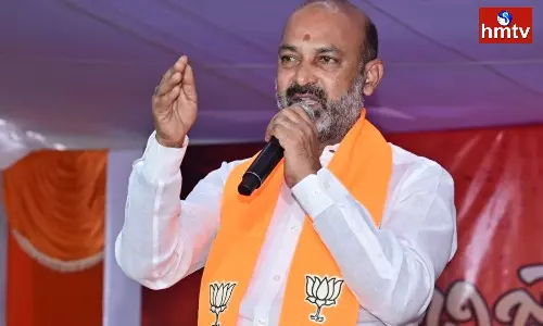 Bandi Sanjay Reacts on Khammam Fire Accident