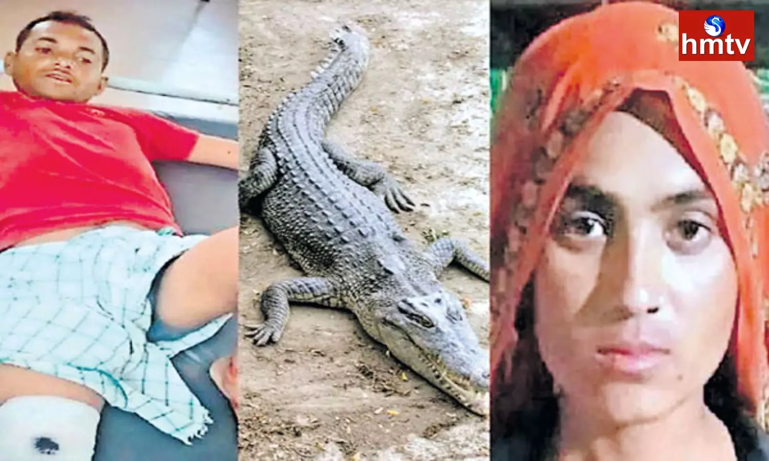 Women Fight With Crocodile to Save Her Husbands Life