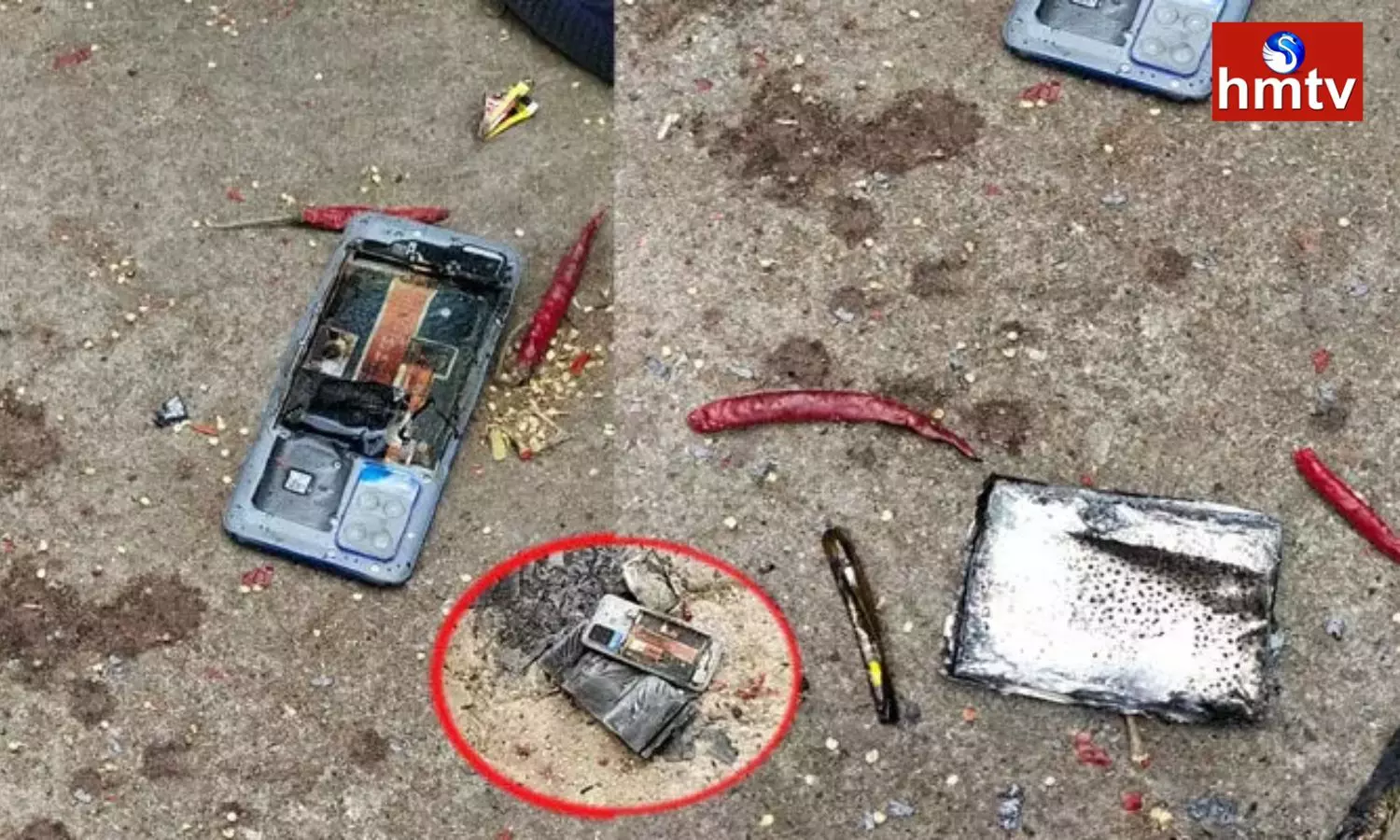 Exploded Oppo A54 Mobile In Warangal Exploded Oppo A54 Mobile In Warangal