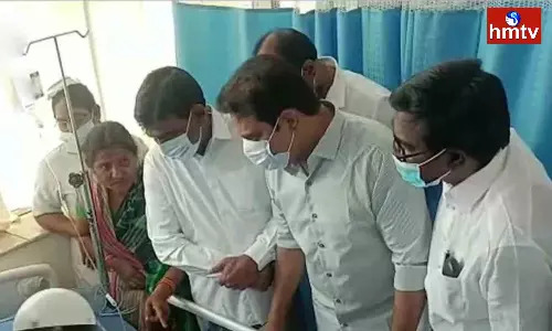 Minister KTR Consulated The Injured