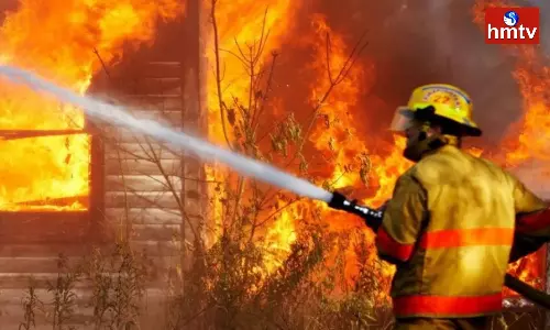 Three People Died In Fire Accident At Kushaiguda In Hyderabad Three People Died In Fire Accident At Kushaiguda In Hyderabad