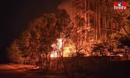Fire Accident In Tirupati Fire Accident In Tirupati