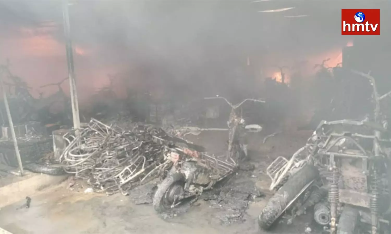 Fire Accident in Srikakulam District