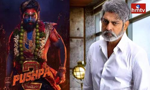 Jagapathi Babu Is Back On The Sets Of Pushpa 2