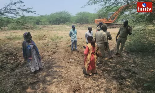 Krishnayapalem Farmers Stopped Jungle Clearance in R5 zone