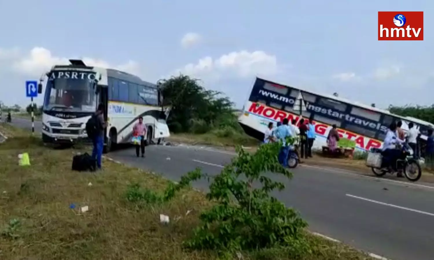 Road Accident In Chittiguduru Krishna District Road Accident In Chittiguduru Krishna District