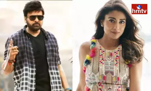 Shriya Saran Mass Masala Steps With Chiranjeevi
