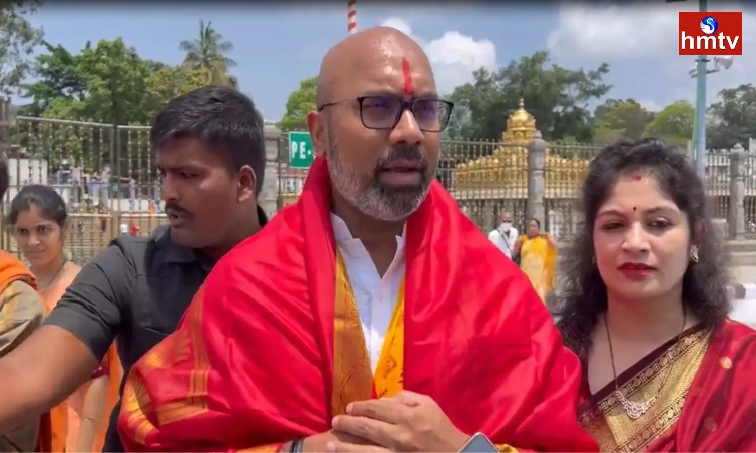 Dharmapuri Arvind Visits Tirumala Temple