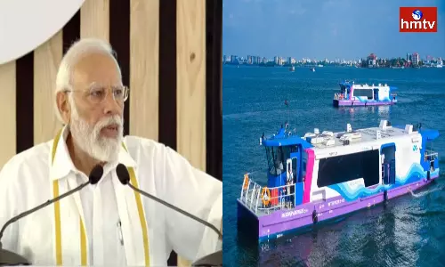 Prime Minister Modi Launches Water Metro