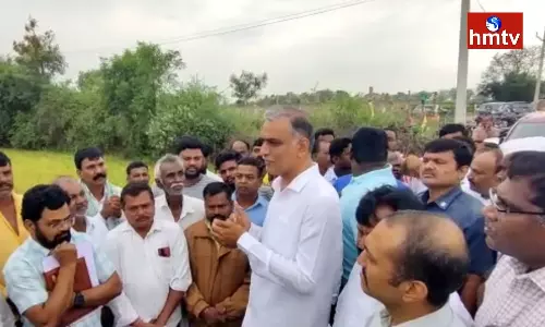 Minister Harish Rao Visited Siddipet District