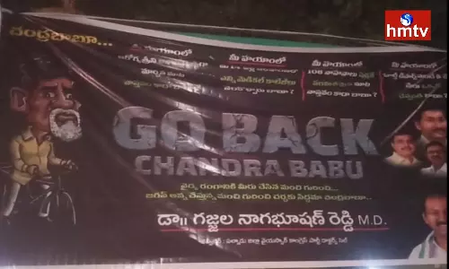 YCP Leaders Posters About Chandrababu YCP Leaders Posters About Chandrababu