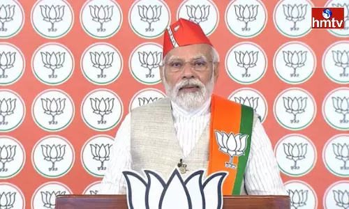 Modi Had a Virtual Meeting With BJP Workers