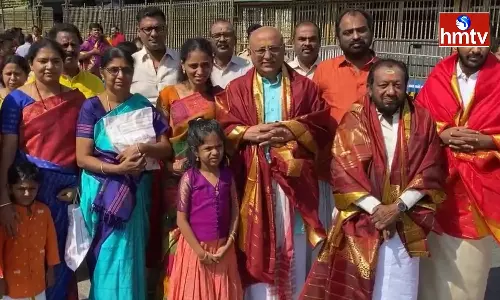 Governor of Jharkhand visit Tirumala Temple Governor of Jharkhand visit Tirumala Temple