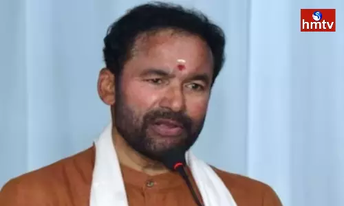 Kishan Reddy Fire On GHMC Staff