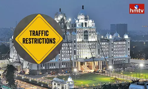 Traffic Restrictions In Hyderabad On Sunday For Secretariat Inauguration