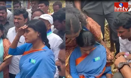 YSRTP President Sharmila Fell ill