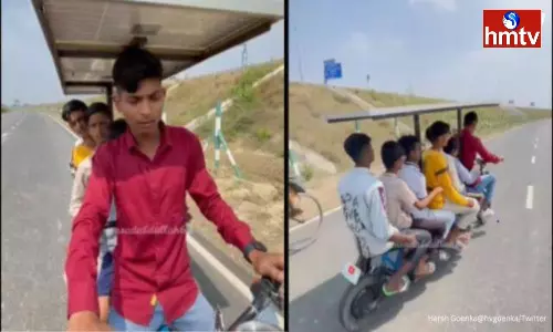 Solar Vehicle Made of Scrap Impresses Harish Goenka Solar Vehicle Made of Scrap Impresses Harish Goenka