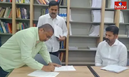 Revanth Reddy Went To Massabtank MAUD Office Revanth Reddy Went To Massabtank MAUD Office